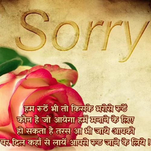 Sorry Shayari for Girlfriend